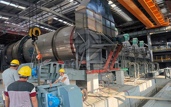 有機(jī)污泥烘干機(jī)安裝過(guò)程